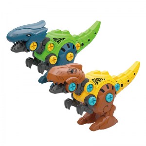 Wholesale building blocks dinosaur toy with with Screwdrivers Tool